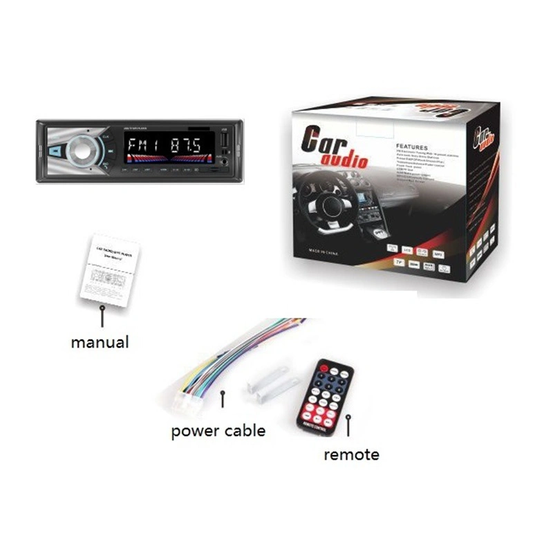 Reproductor de Audio Car MP3 de alta calidad con Bluetooth USB Pantalla LCD 7388IC