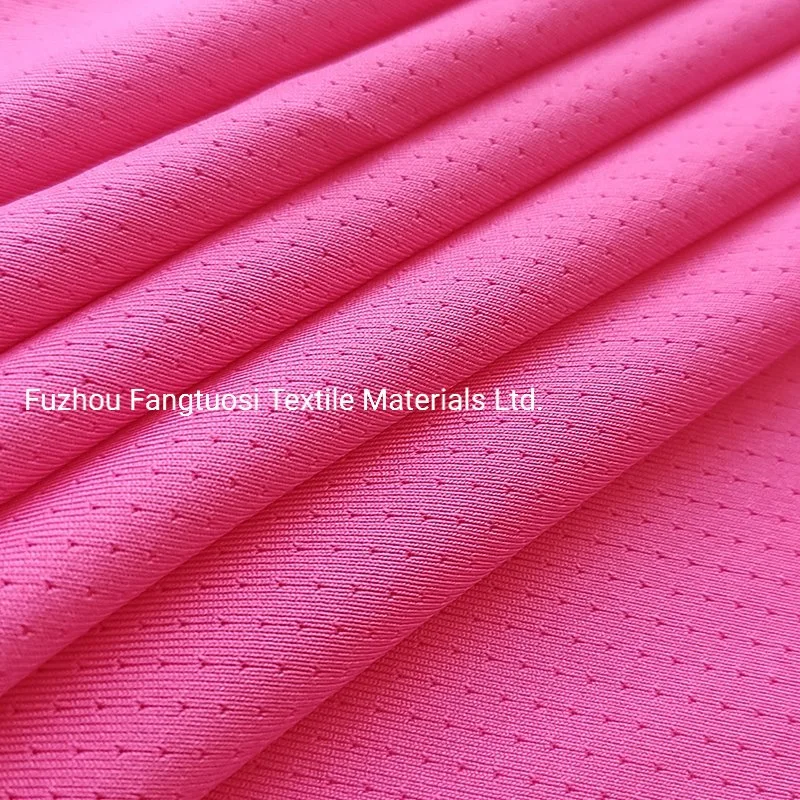 Upf 50+ Solid Color Polyester Elastane Athletic Wicking Jersey Fabric for Sportwear