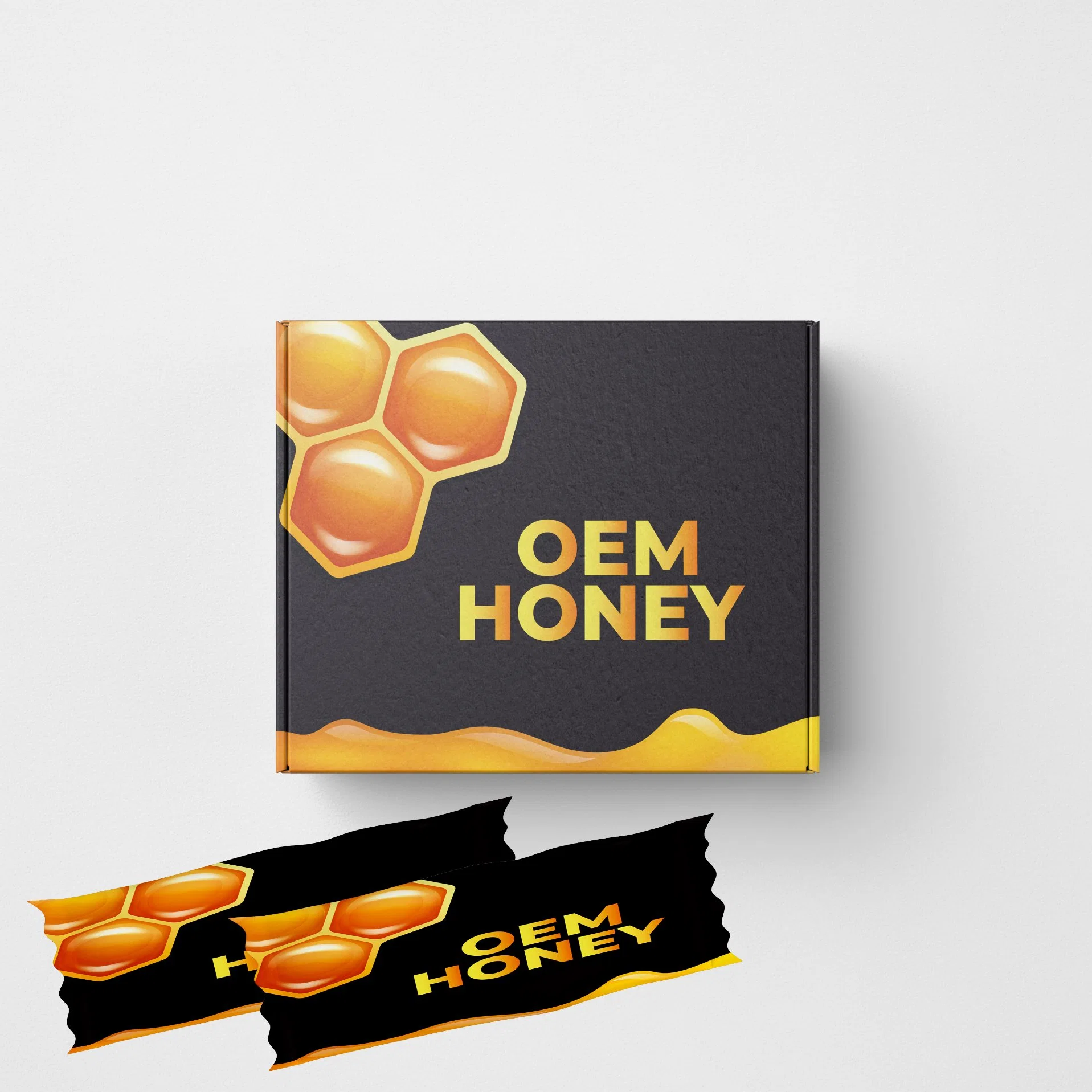 Factory Best Price Organic Wooden Box 12 Sachets Honey New Packaging Available