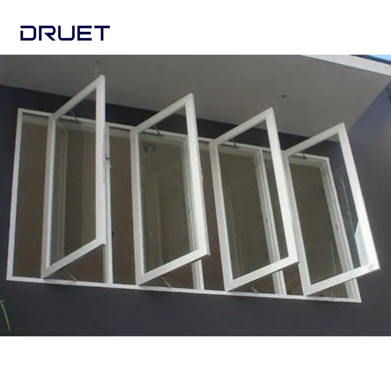 Nfrc Hot Sale Patio Building Material Folding Windows Aluminum Metal Window