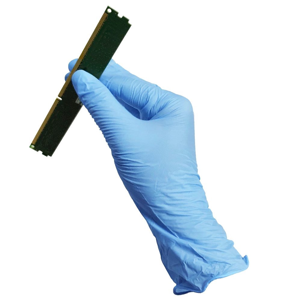 9 Inch High quality/High cost performance  Standard Cleanroom Powder Free Nitrile Gloves