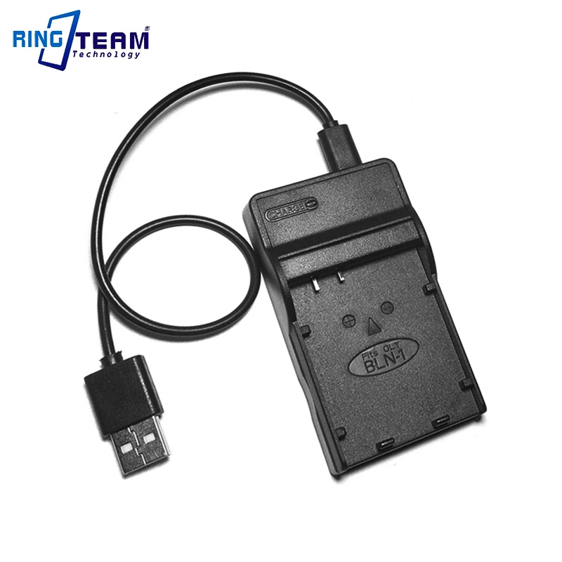 Bcn-1 USB Charger for Olympus Bln-1 Bln1 Battery Pack Fits Om-D E-M5 / II Om-D E-M1 Pen E-P5 Digital Cameras.