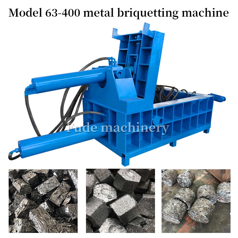 Máquina de briquetagem automática hidráulica de metal para resíduos de aço inoxidável em liga de alumínio Briquetting Machine