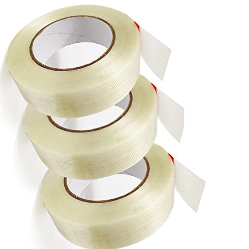 Heavy Duty Reinforced Bi-Directional Double Sided Adhesive Cross Filament Tape for Foam Sealing Strip