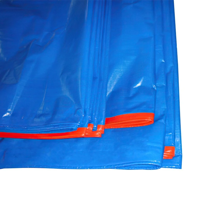 Durable Waterproof Drawstring PE Tarpaulin Leaf Poly Tarp