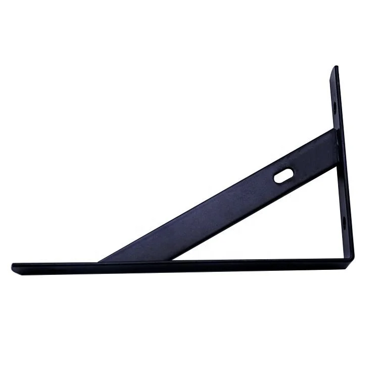 Customized Sheet Metal Stamping Part Steel Shelf Brackets Metal L Shaft Mount Bracket with Power Coating