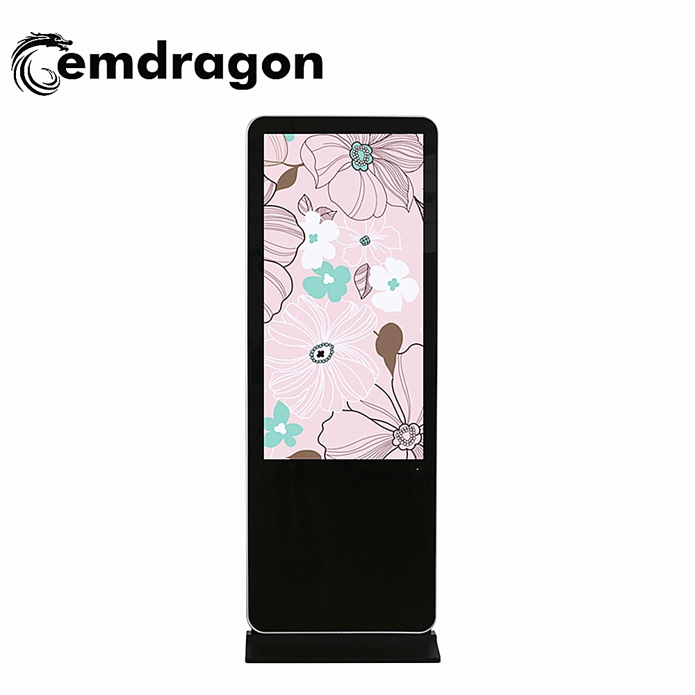 Standing Digital Signage 43 Inch Digital Advertising Display Screens Indoor Digital Signage Advertising Balloon Touch Screen All in One PC LCD Display