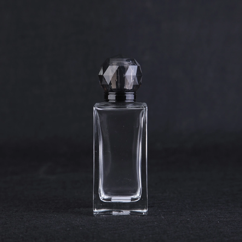 Clear Empty Cosmetic Packaging Fragrance Glass Jars Perfume Bottle