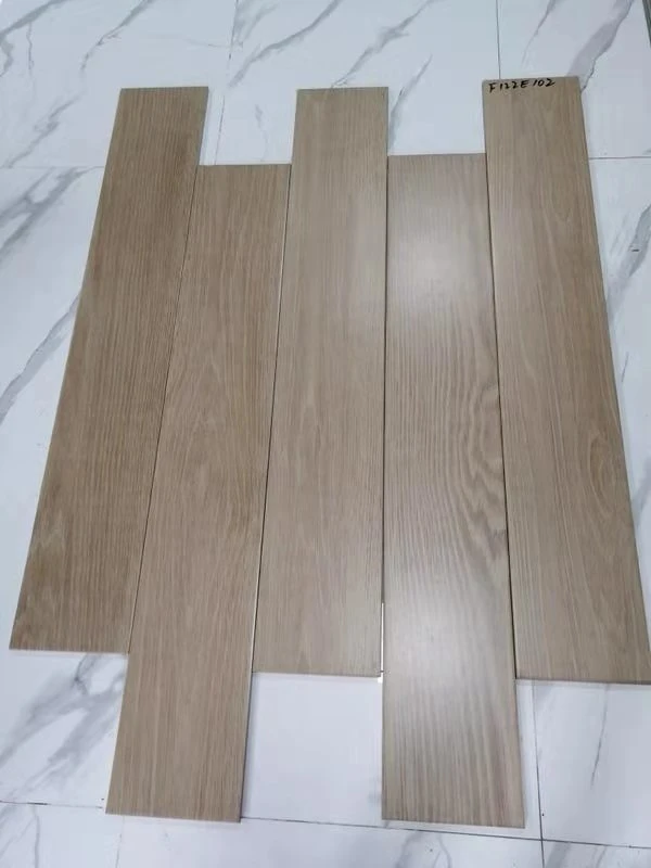 Porcelain Wood Plank Rustic Ceramic Tile for Floor and Wall