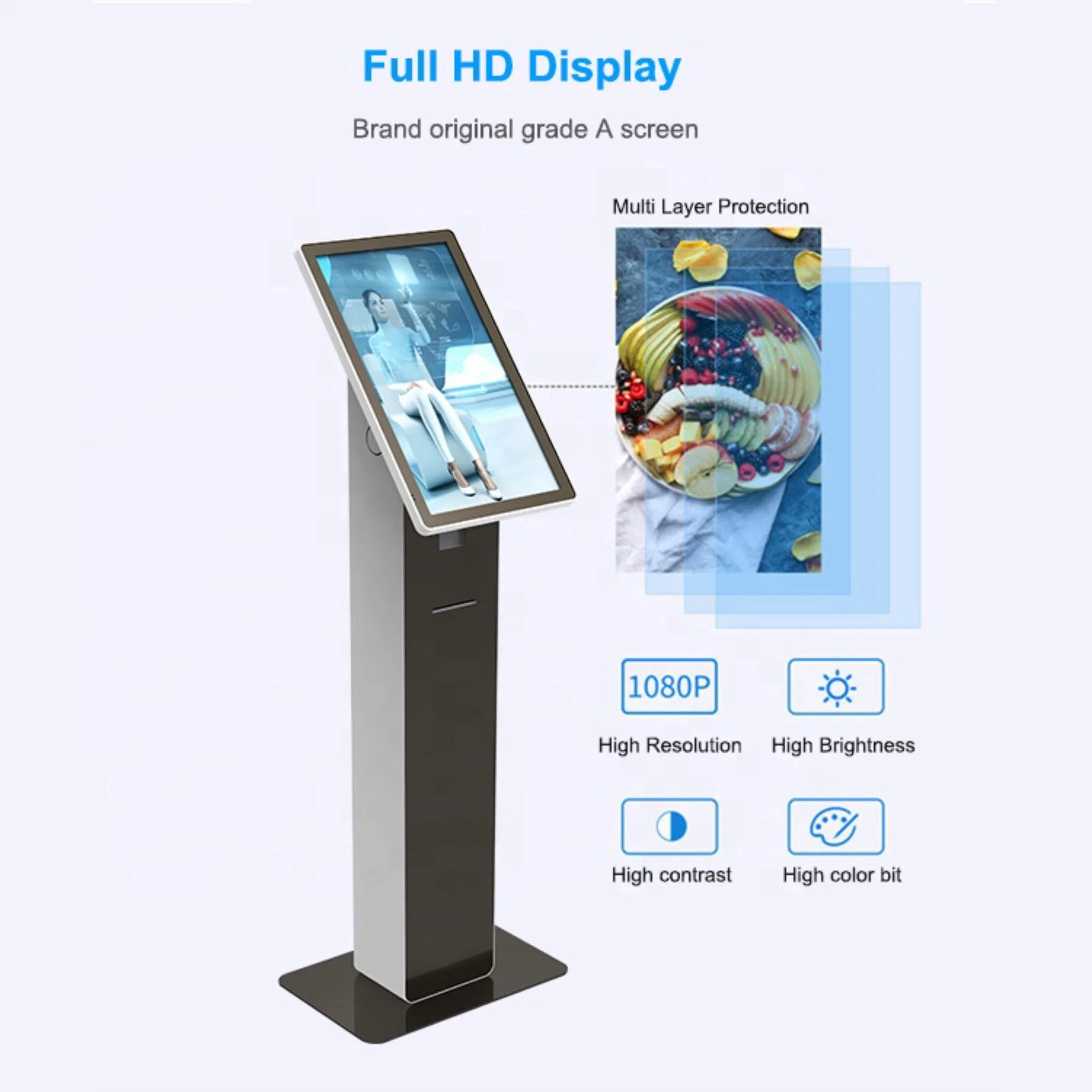 Machine d'auto-commande pour restaurant Windows OEM/ODM de haute qualité avec installation POS