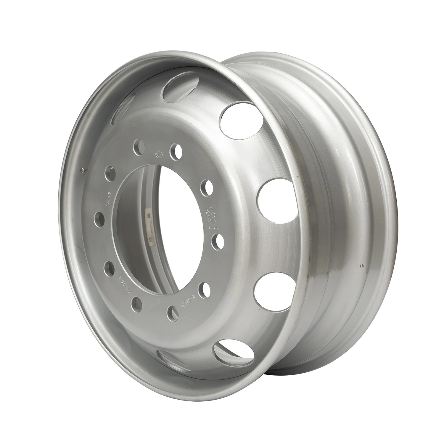 22.5 X 9 T304 tampa de roda funda em aço inoxidável para roda dupla traseira, 22.5 Ajuste de roda, Simulador de roda de Caminhão, para Ford/Mercedes/Toyota Truck, Universal Fit