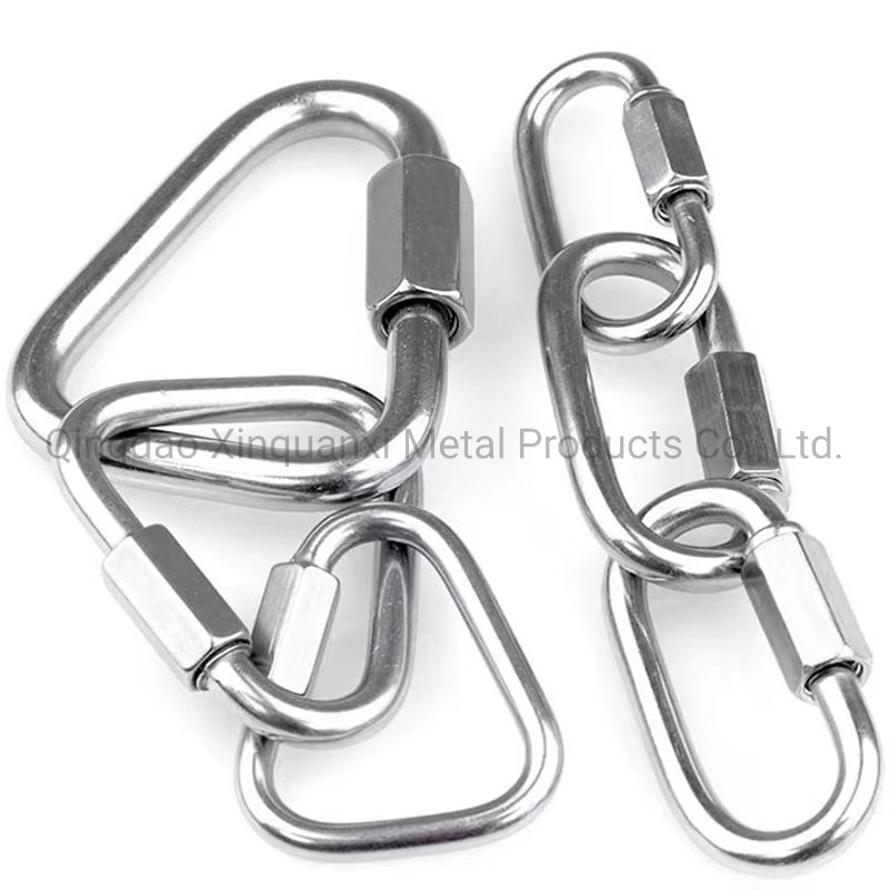 Triângulo de grau marítimo Delta Shape Quick Link de 3/16" (5 mm)