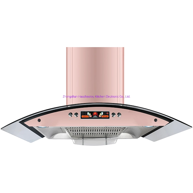 O Chimney montado na parede de vidro Nexstyle Cozinha cobre Ventilador Exaustores