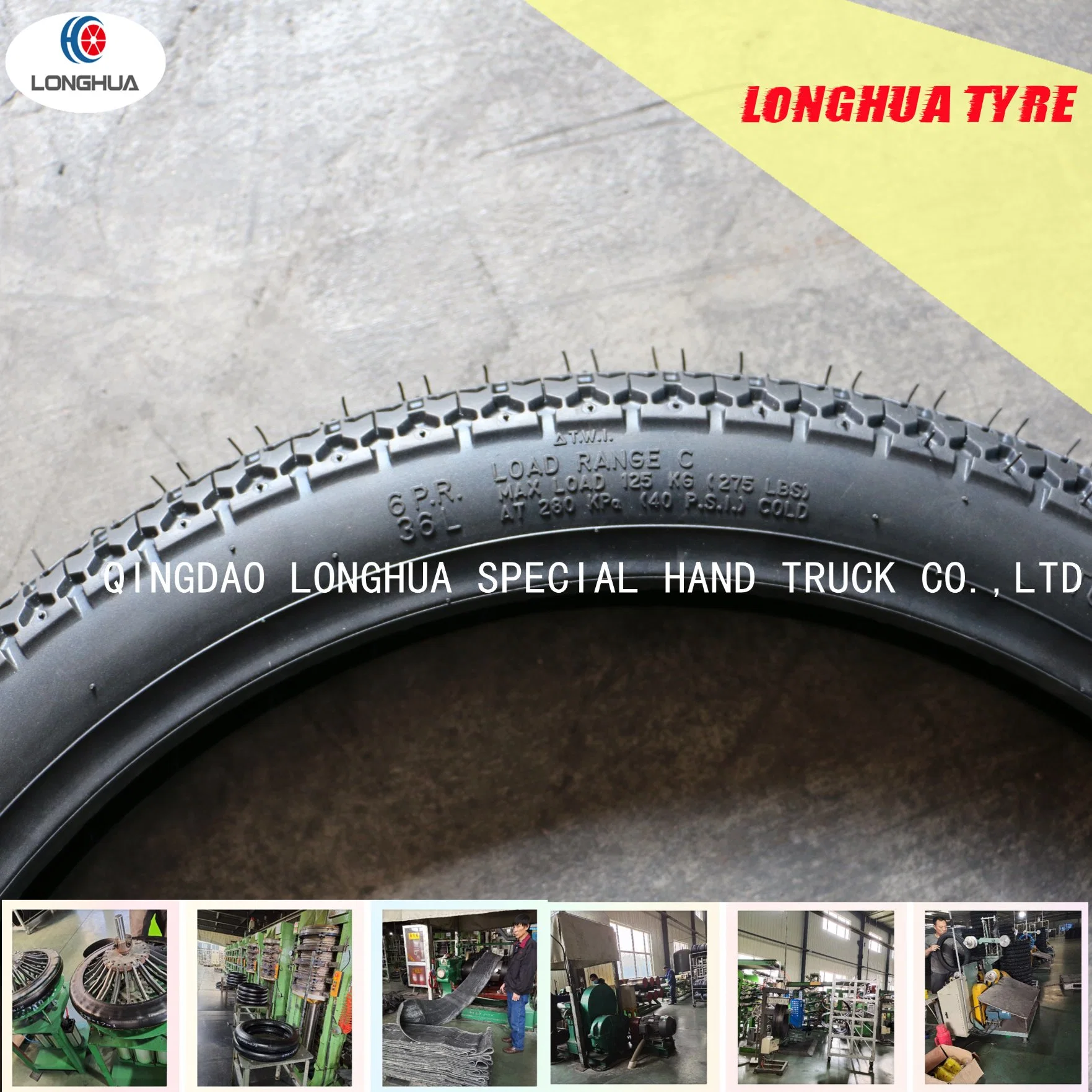 Natural Rubber Motorcycle Tyre with Special Pattern (2.50-16)