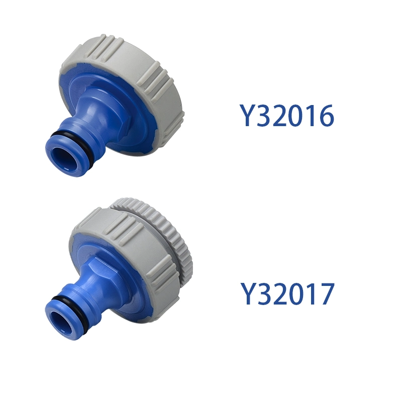 Y32016 conector de grifo adaptador de 1" de plástico para manguera de jardín