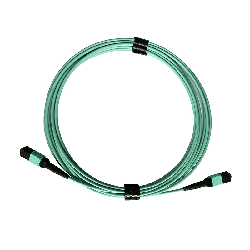 Om3 MPO 12 Core Upc 1/2/3/5 / 30m Fiber Patch Cord Multimode Trunk Cable, Fiber Optic Cable