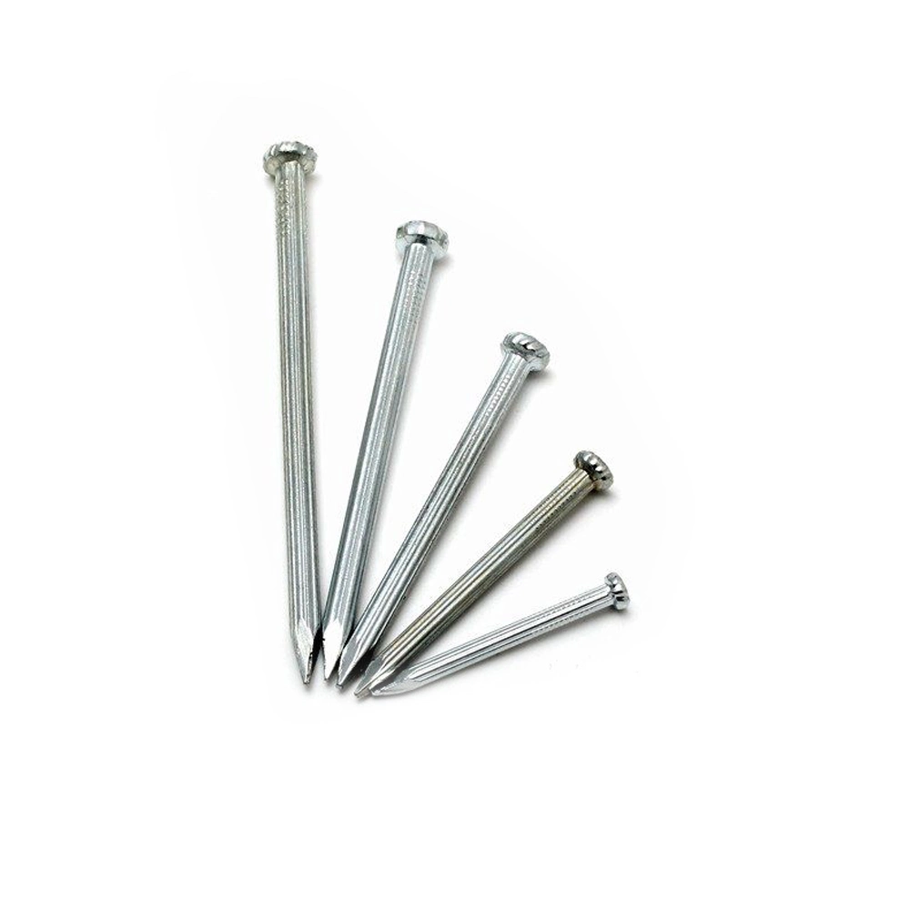 Factory Supply 25mm Silver Mild Steel Shuttering Round Head Common Nails