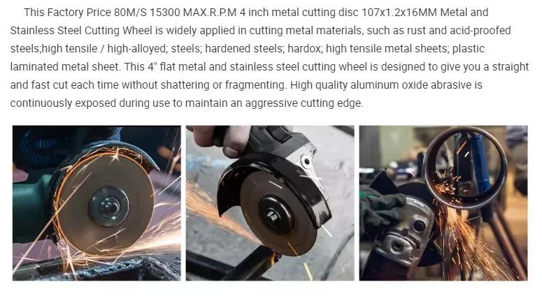 230mm Fabrik Direktvertrieb Metall Schneidescheibe Schleifscheibe Schleifscheibe Schleifmittel Metall Schneiden