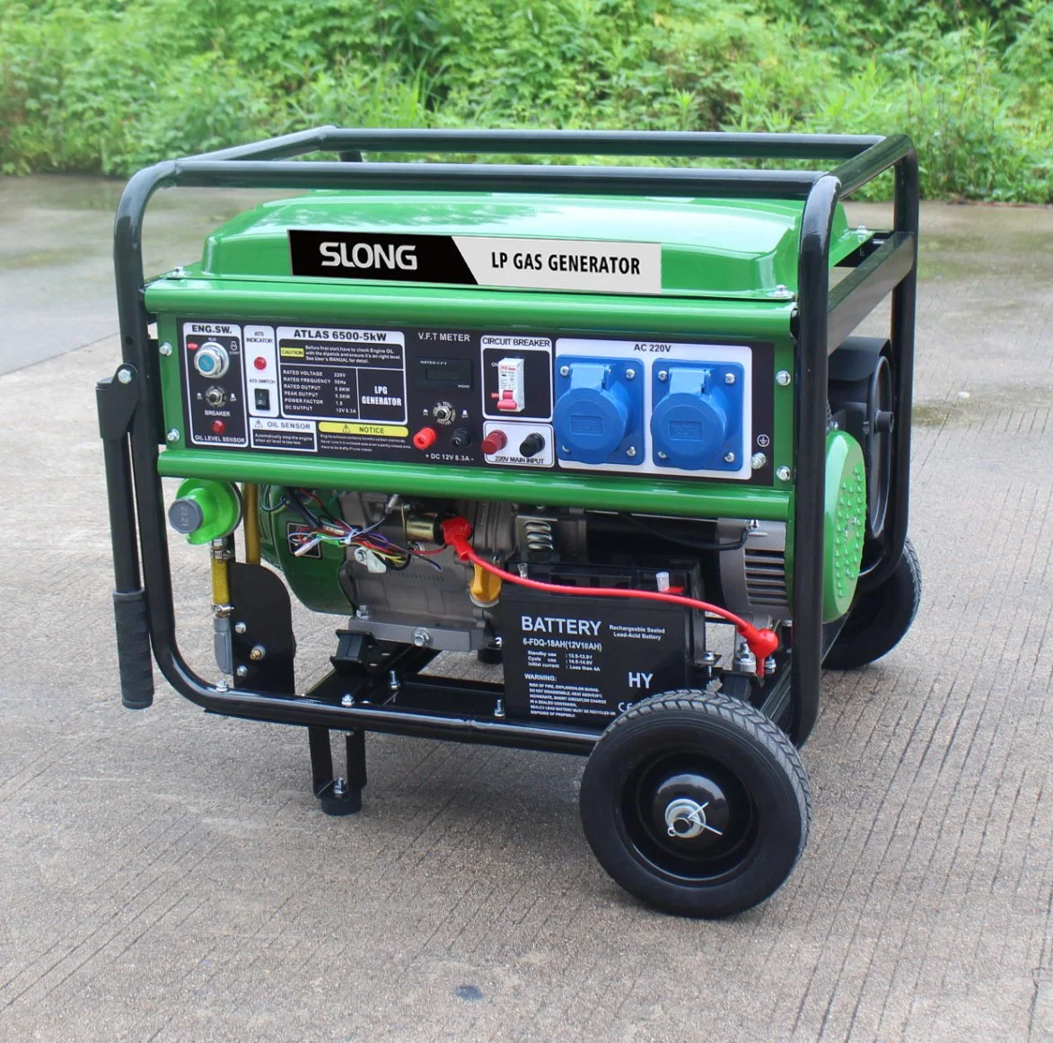 E. Slong Brand 8kw CNG Gas Generator