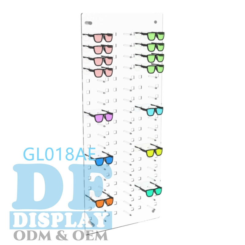 Wall Optical Shop Eyewear Display Acrylic Eyewear Displays Optical Shop Glass Shelf Optical Eyeglasses Display Wall Mount Acrylic Display