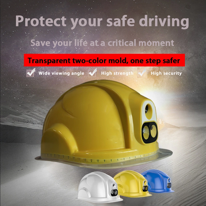 Safety Helmet Camera with WiFi 4G GPS Bluetooth Supports Monitor on PC and Android