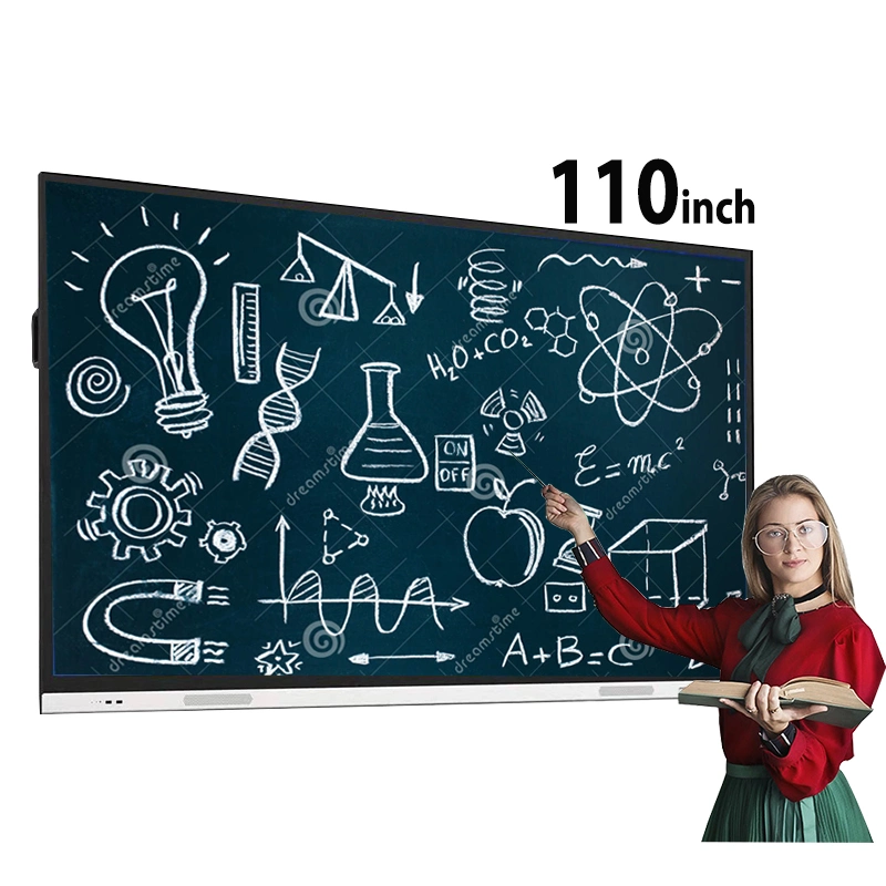 Education Smart Board Interactive Electronic Whiteboard 55 65 75 86 98 100 110 Inch Big Screen Flat Panel Video Conference