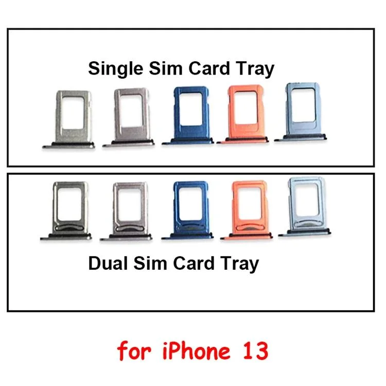 China Factory Price Mobile Phone Accessory for iPhone 13 Mini 13 PRO Max SIM Tray, Mobile Phone Parts SIM Tray for iPhone