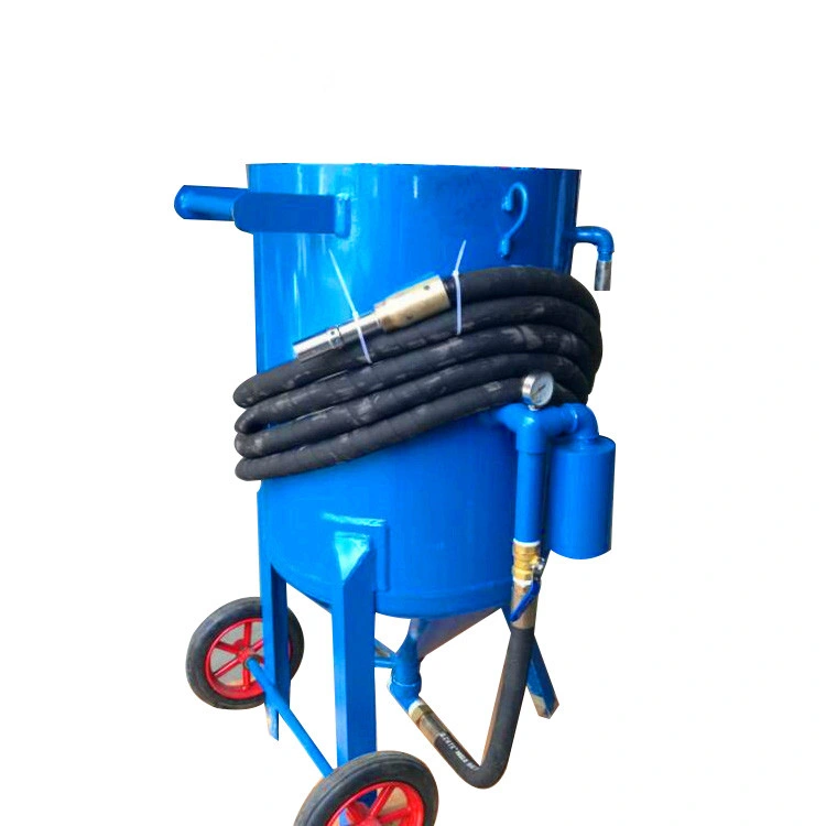 Mobile Trailer Industrial Sand Blasting Cleaning Machine