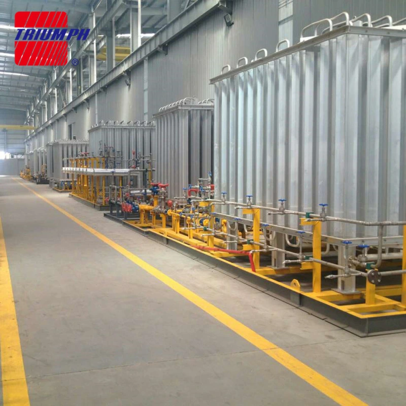 Cryogenic Liquid Gas Filling Station Equipment Mounted Skid for Lox/Lin/Lar/LNG/LPG/Lco2