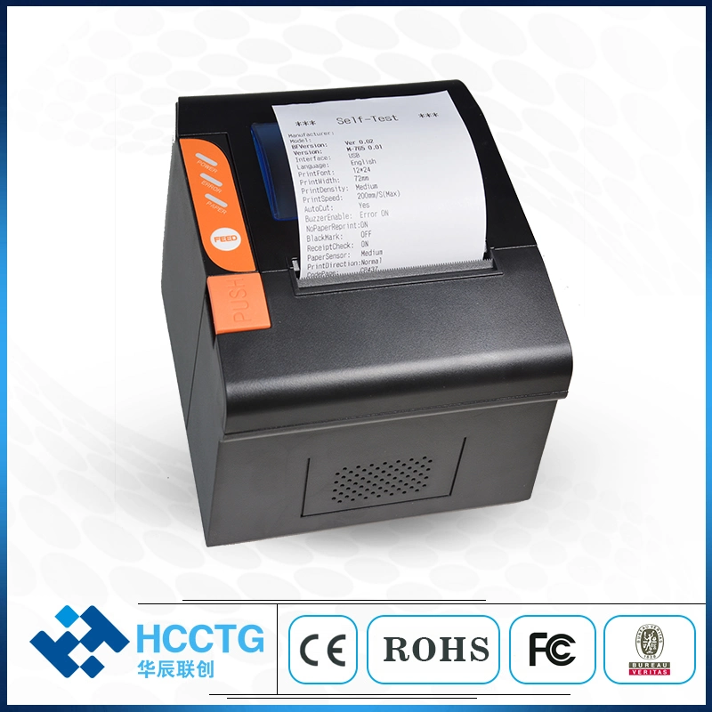 10% Discount Cheap Desktop POS Thermal Printer 80mm LAN USB Thermal Printer Head Life 150km (HCC-POS894)