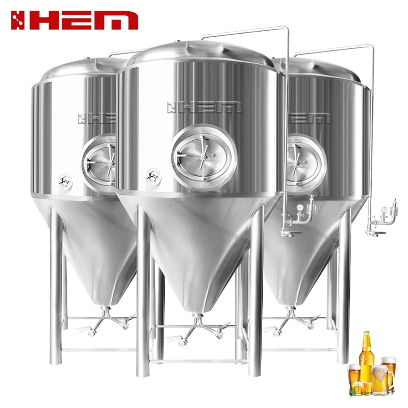 3000L 2000L Dimple Jacket Wine Fermenter Bright Tank Brewery Beer Fermentation Tank