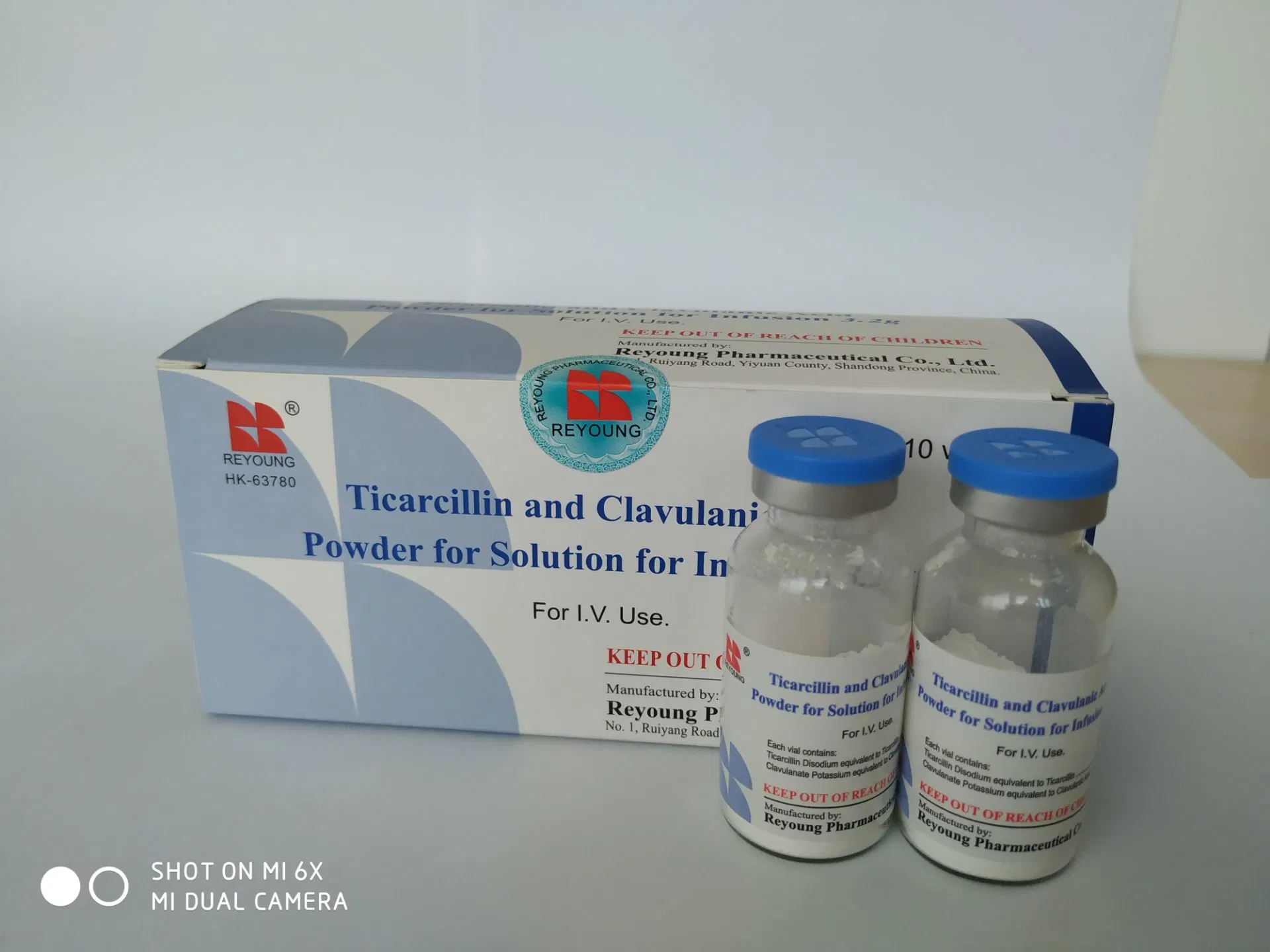 Sensitive Penicillin Antibiotics/Amoxicillin Sodium and Clavulanate Potassium for Injection 0.6g, 1.2g