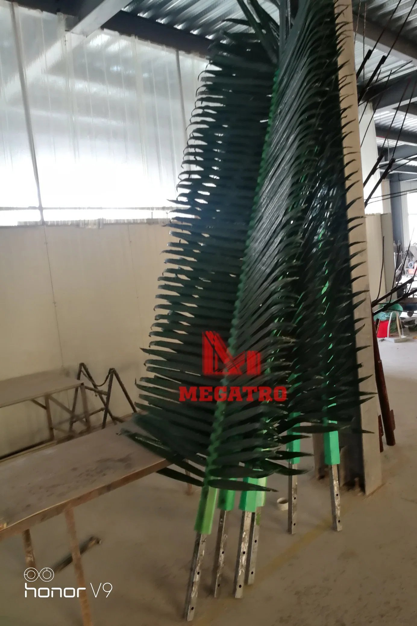 Camouflage Tree Antenna Cover and Supports for Telecom