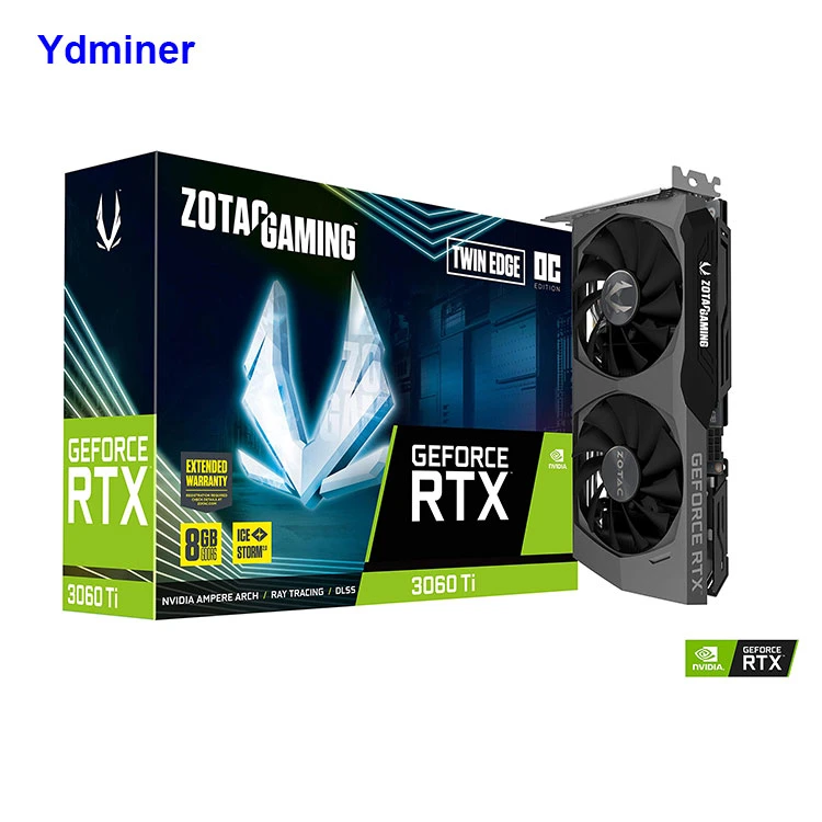 Tarjeta gráfica para juegos LHR de buena calidad RTX 3050 8 GB 3050 TI con ventiladores