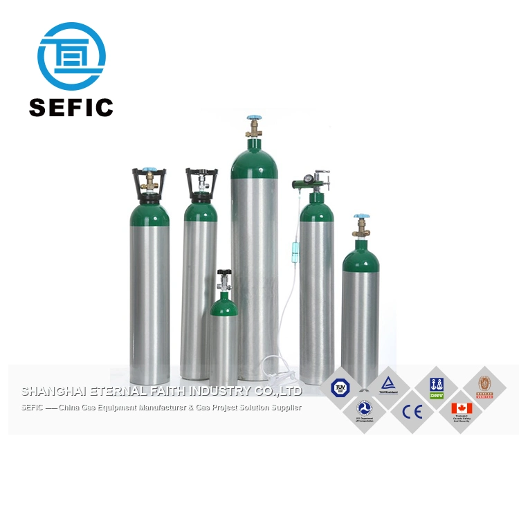 150bar Ambulance Aluminum Medical Oxygen Cylinder