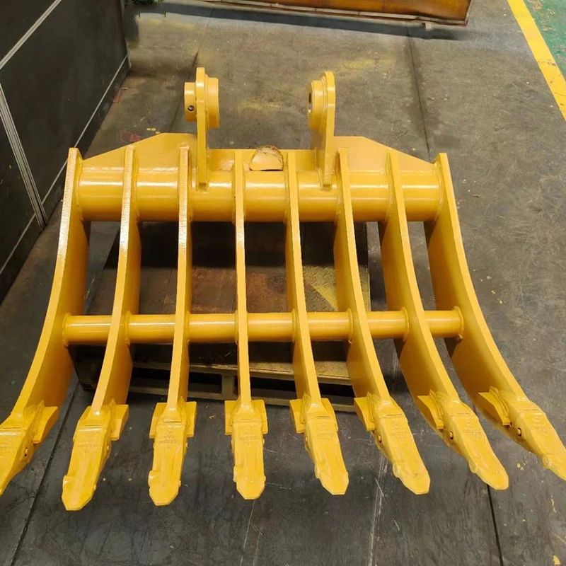 Factory Price Brand Excavator Attachment New Design Rake for Frozen Soil