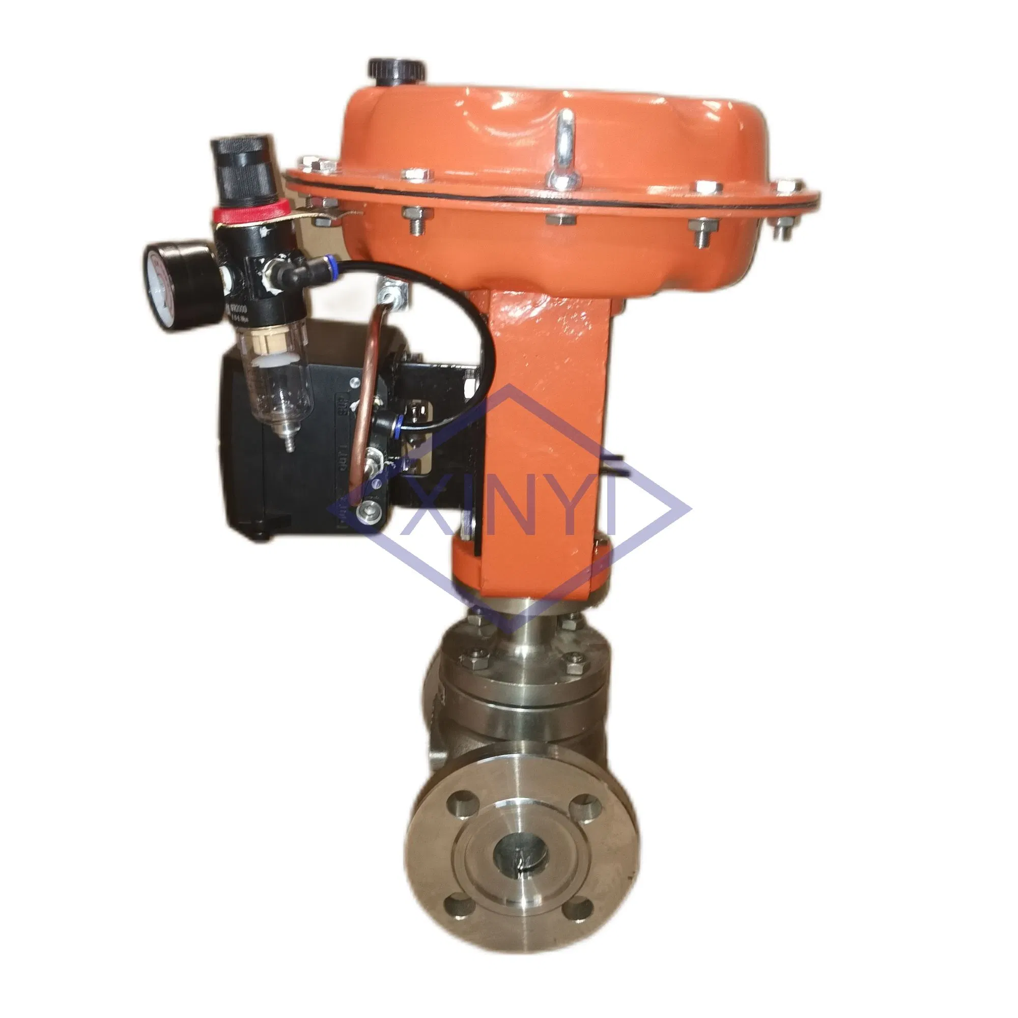 Pn40 Single Seat High Press Stainless Steel Pneumatic Pressure Regulating Valve