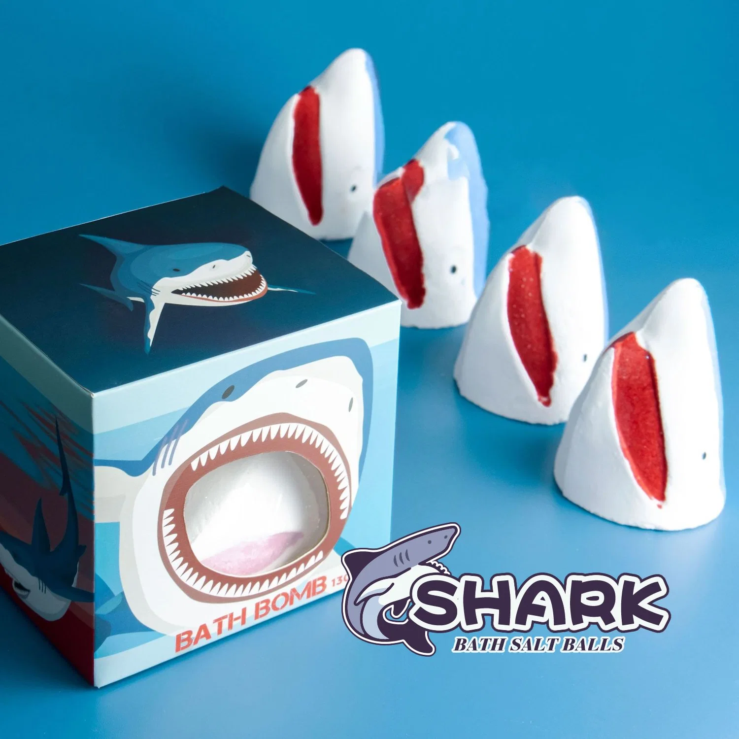 OEM Factory Wholesale/Supplier Cleaning and Soothing Shark Bath Salt Balls