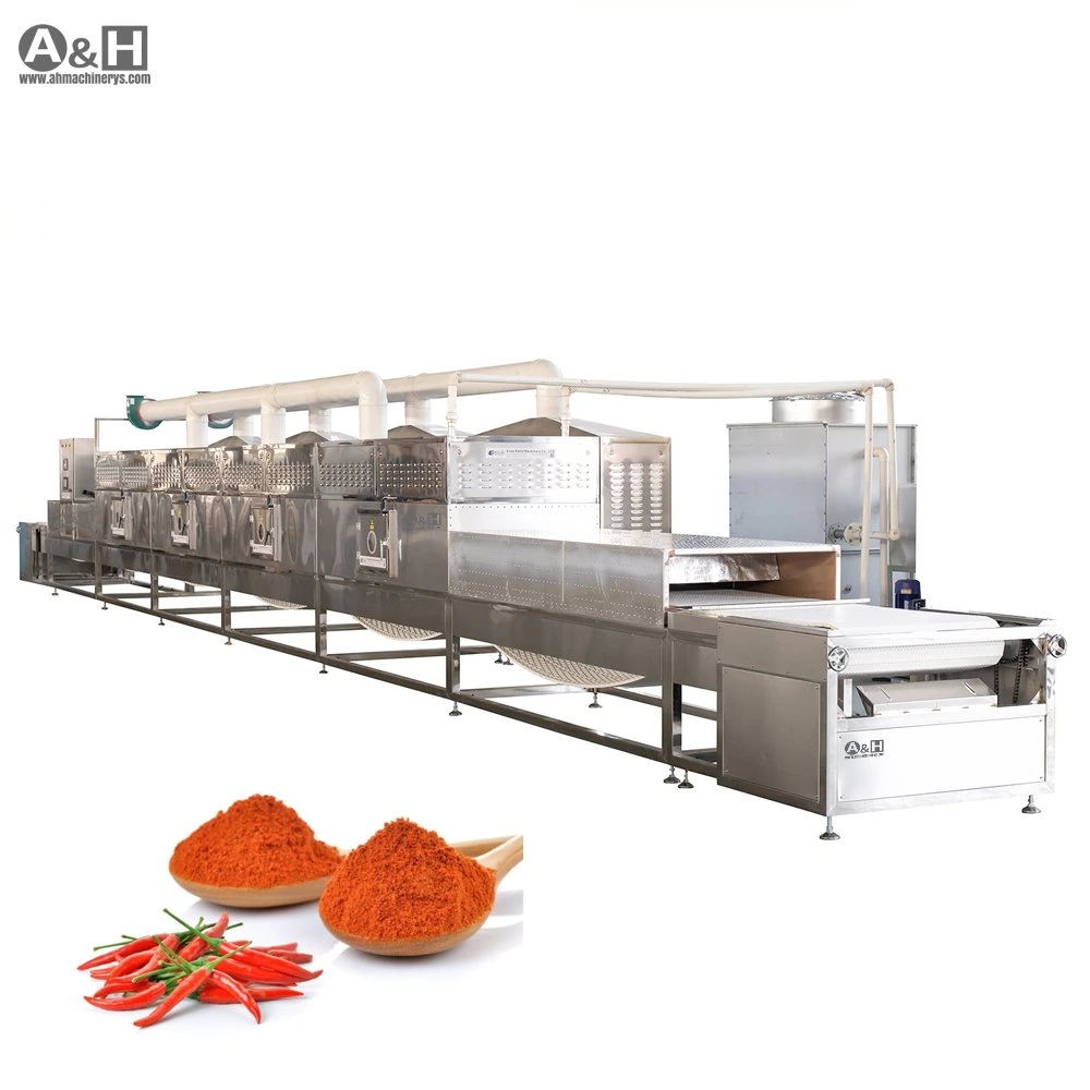 Microwave Drying Sterilization Machine for Snack Food Agricultural Products Fish Slice