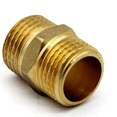 Brass Compression Fittings 1/2&prime; &prime; Male Threaded Nipple Joint