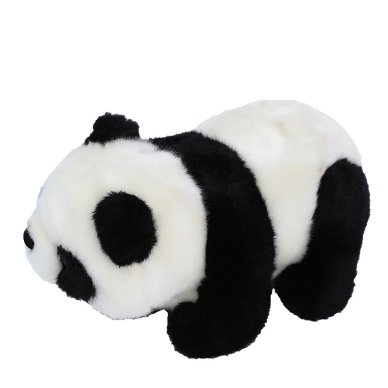 Hot Sale 25cm Hairy Cute Plush Soft Toy Stuffed Animal Stuff Panda Bears