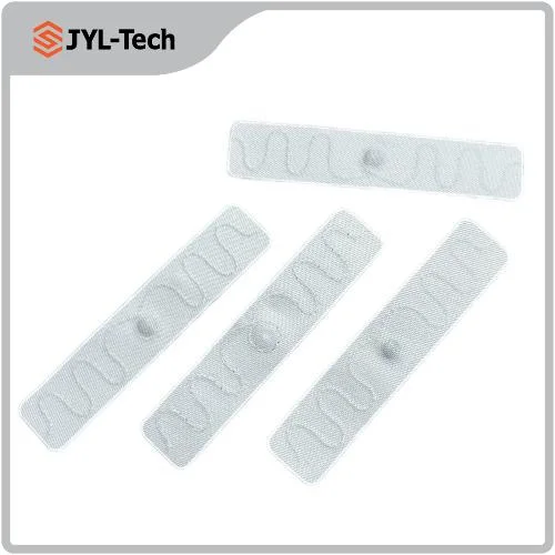 Slim Passive Rain Linen Microchip UHF Laundry Transponder Smart RFID Textile Tag