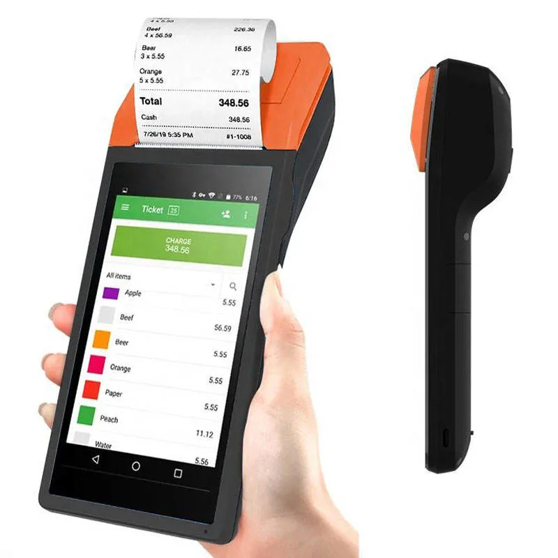 Android Handheld Cash Register Can Print Barcode POS Terminal All-in-One Cash Register