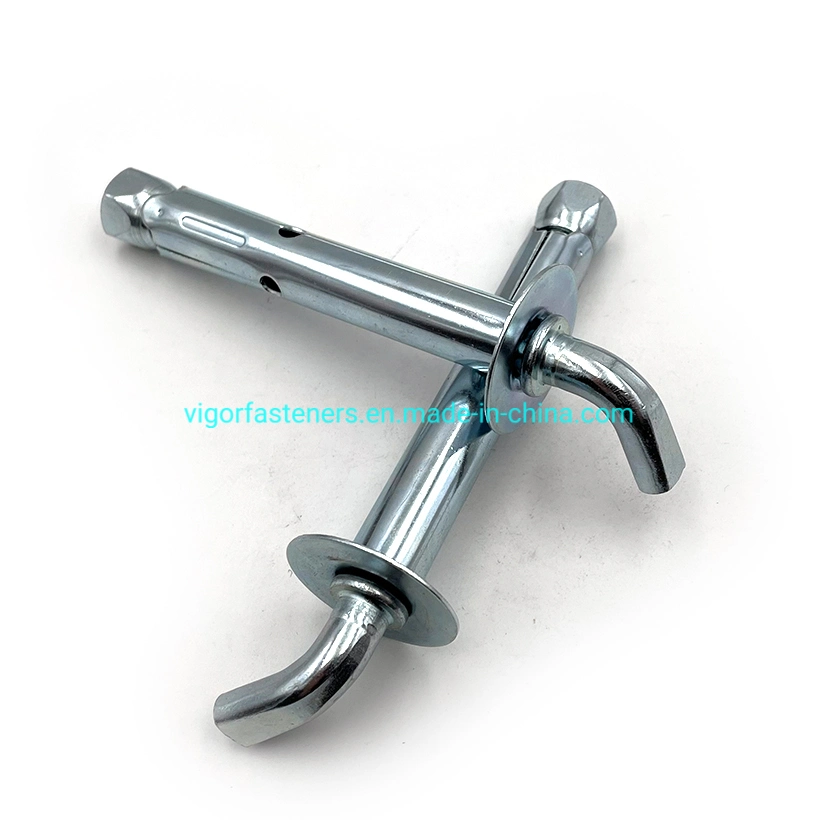 L Type Sleeve Anchor Bolt M10X100 Fastener Hardware Zinc Plated Metal Steel for Electric Water Heater Expansion Anchor