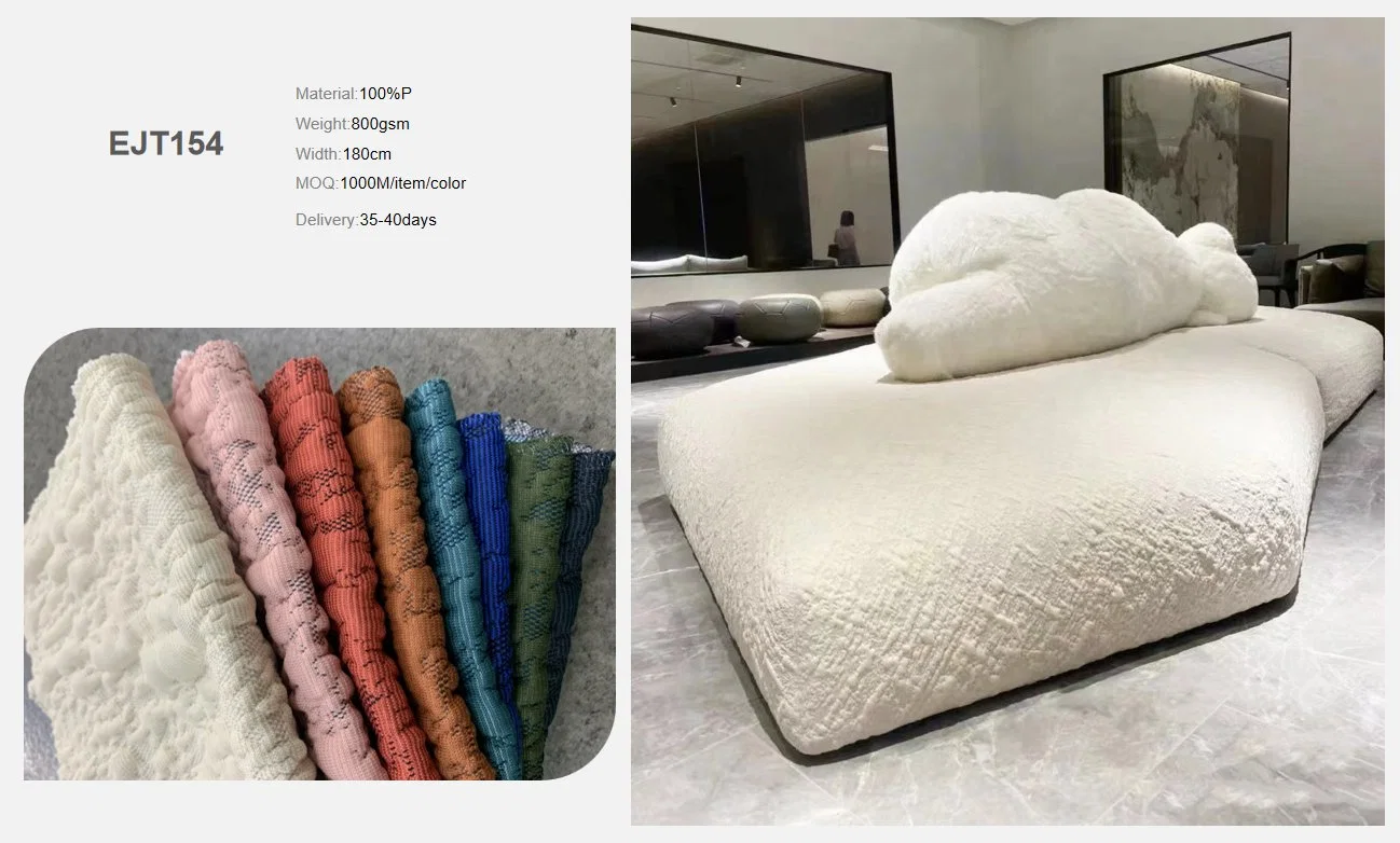 3D Knitted Upholstery Textile Fabric with Waterproof for Sofa/Chair/Decorative Industry