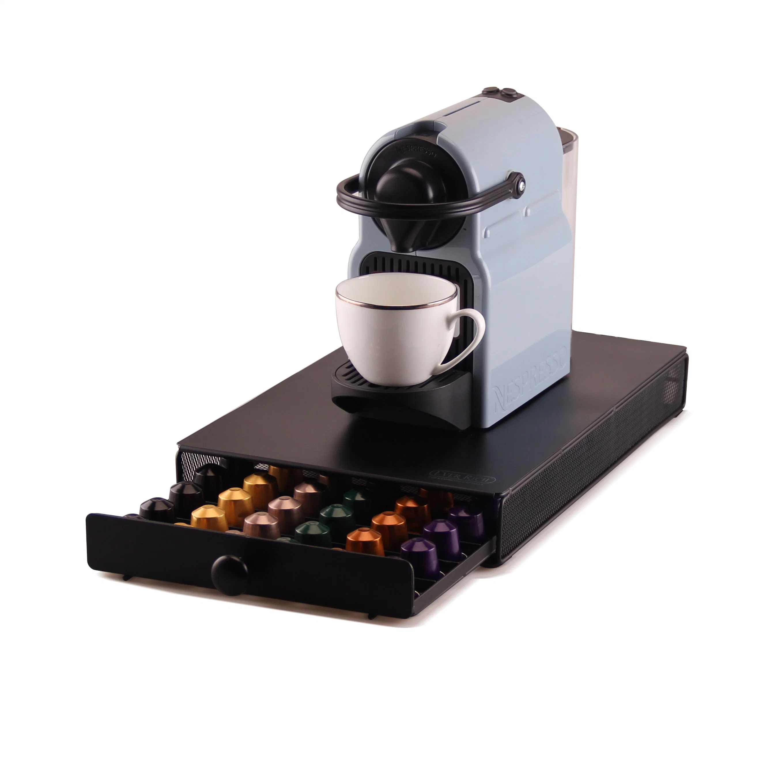 60pcs Nespresso tapa de vidrio de cafetera Cajón de almacenamiento Capsule Holderhot Venta Productos