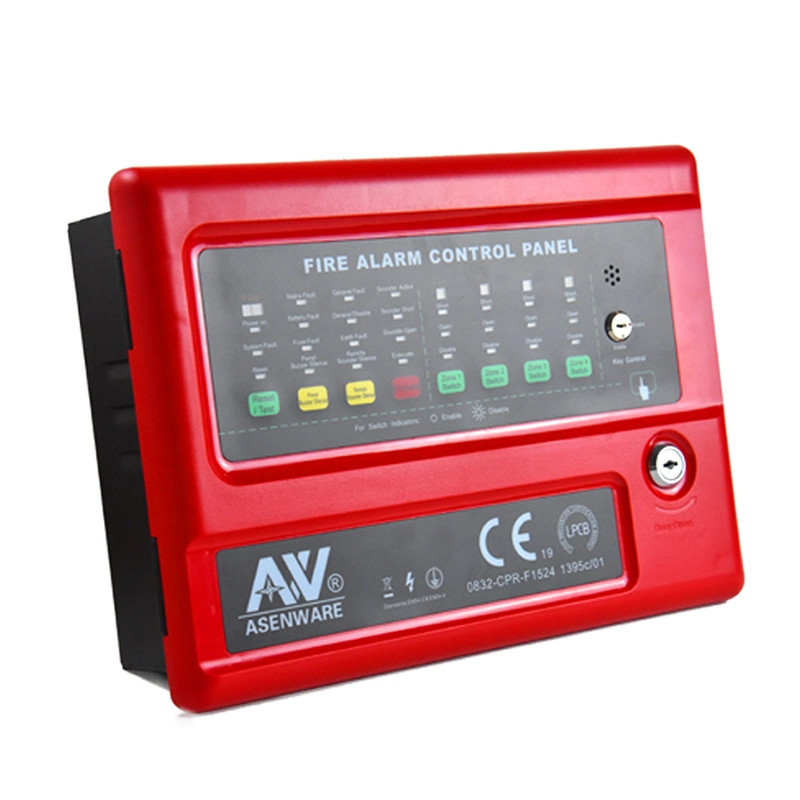 Asenware 12/16/20/24/28/32 Zone GLT-Brandmeldeprodukte für Brandalarm System