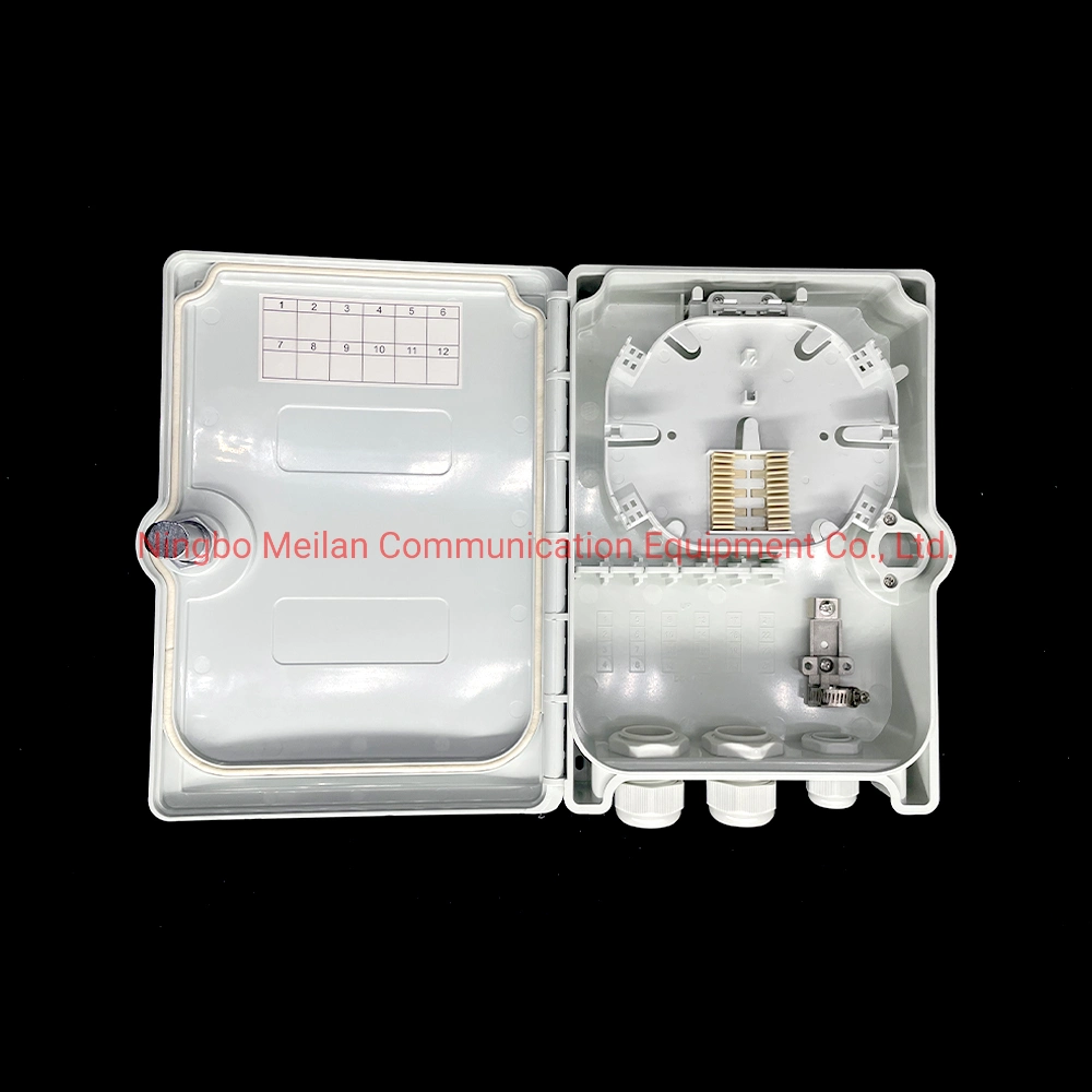 FTTH Outdoor Box 12 Port Fiber Optic Plastic Box Distribution Terminal Box