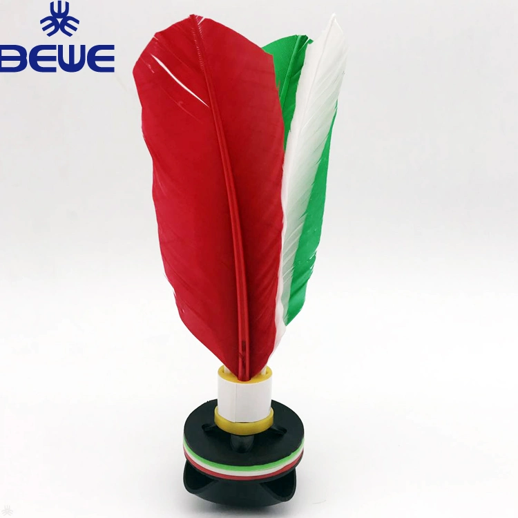 OEM exportado colorido Fancy Featherjianzi Shuttlecock personalizado