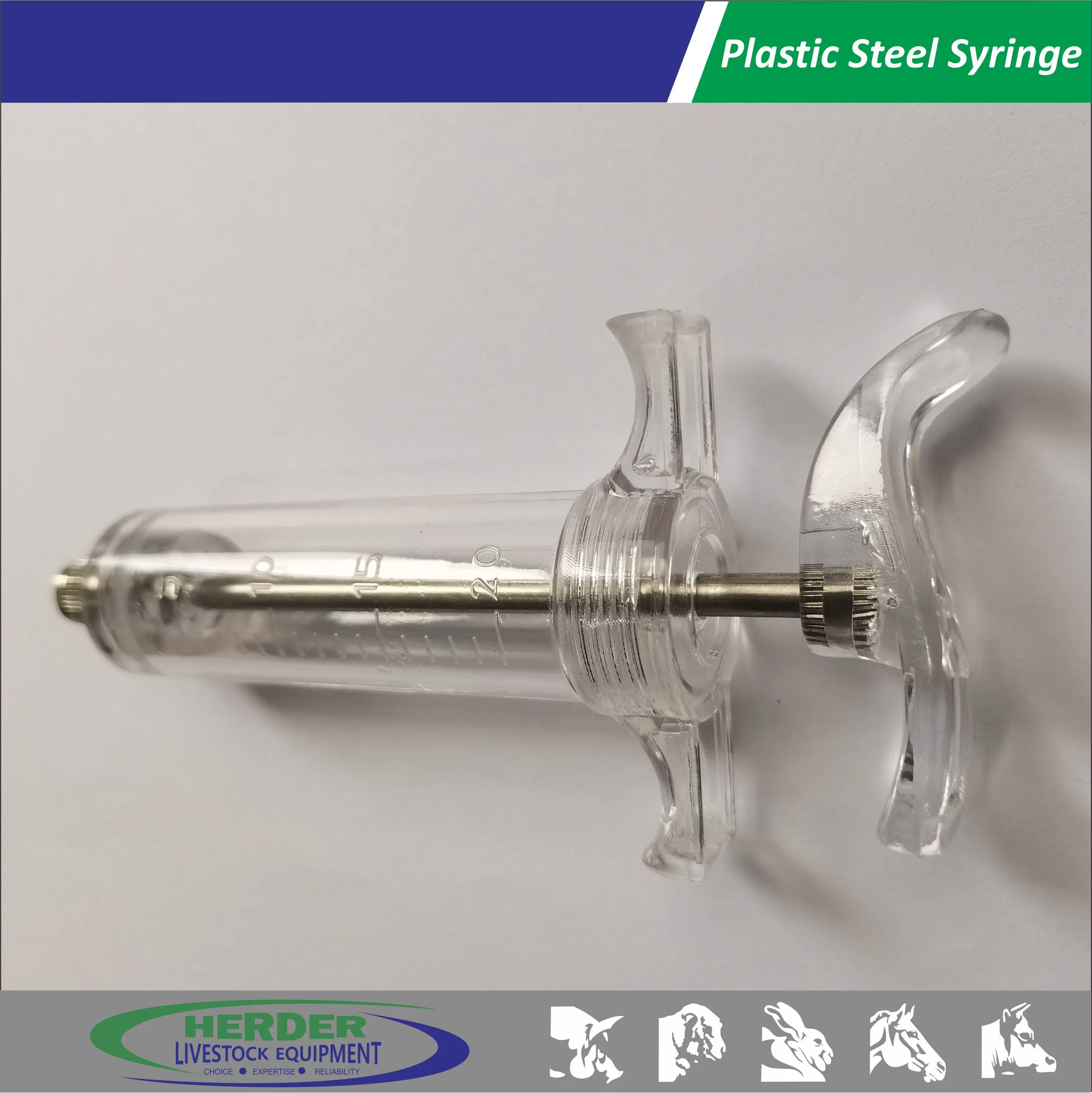 Veterinary Sterile Continuous Automatic Syringe Injector/Injection Syringe for Animals/Cattle/Sheep/Chicken/Pig